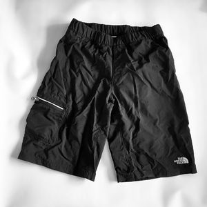 Boys North Face cycling shorts with chamois for comfort.